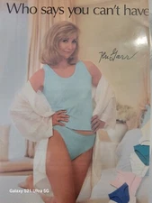 Teri Garr Signed Magazine Ad. Great Young Signature!