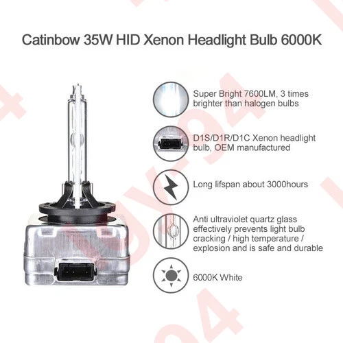 Farol de xenônio lâmpada 35W D1S - Para BMW E90 E92 E93 328i 335i 323i 325Xi - Imagem 3 de 4