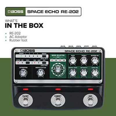 Boss RE-202 Space Echo Digital Delay Guitar Effects Pedal | eBay