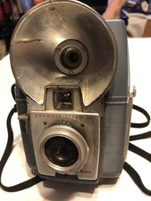 Vintage Camera Kodak Brownie Flash 20 Bakelite Film - BLUE