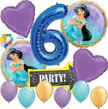 Anagram Disney Princess Jasmine Aladdin Party Balloon Set Officially Licensed