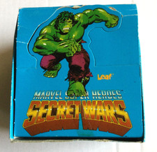 LEAF,Yr 1984 MARVEL SUPER HEROES ,SECRET WARS, STICKERS,20 PACKS PLUS BOOK