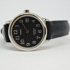 Timex T2N525 Indiglo WR 30M Genuine Leather Quartz Women's Watch New Battery