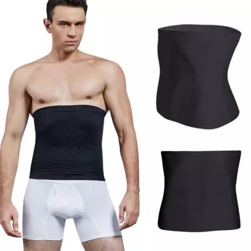 Herren Bauch Kontrolle Tuck Gürtel Body Shaper Abnehmen Taillentrainer Trimmer - Bild 13 von 16