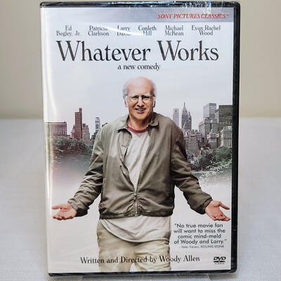Whatever Works (DVD, 2009) Larry David, Woody Allen, Evan Rachel Wood BRAND NEW