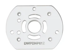 3/8" Acrylic baseplate upgrade with bushing compatibility for Dewalt DNP612