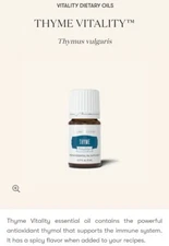 Young Living Essential Oils Thyme Vitality 5ml NEW