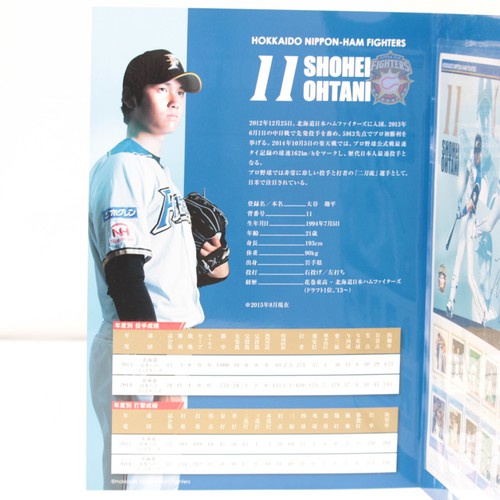 Shohei Ohtani stamps frame 2015 Nippon Ham Fighters postage Japan post Rare - Picture 5 of 5