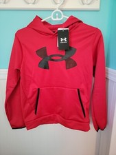 Under Armour Boy's UA Fleece Hoodie Sweatshirt Youth medium. NWT