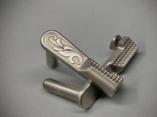 1911 slide stop - Engraved - 45ACP  Stainless Steel - Will fit standard 45ACP