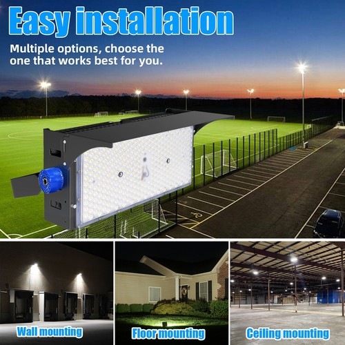 LED Stadium Lights 300 Watt Outdoor IP65 Waterproof Sports Court Lighting 4000K - Picture 11 of 19