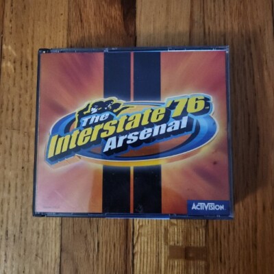 The Interstate '76 Arsenal and Nitro Pack PC 4 discs Activision 1998 Windows 95