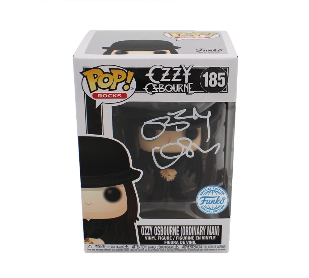 Ozzy Osbourne Signed Ozzy Osbourne Ordinary Man #185 Funko