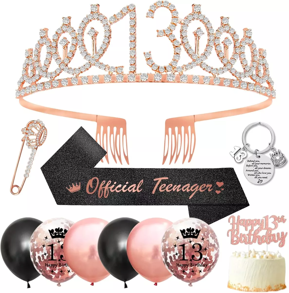 13th Birthday Gifts for Girls 13th Birthday Decorations Girls 13th Birthday Sash