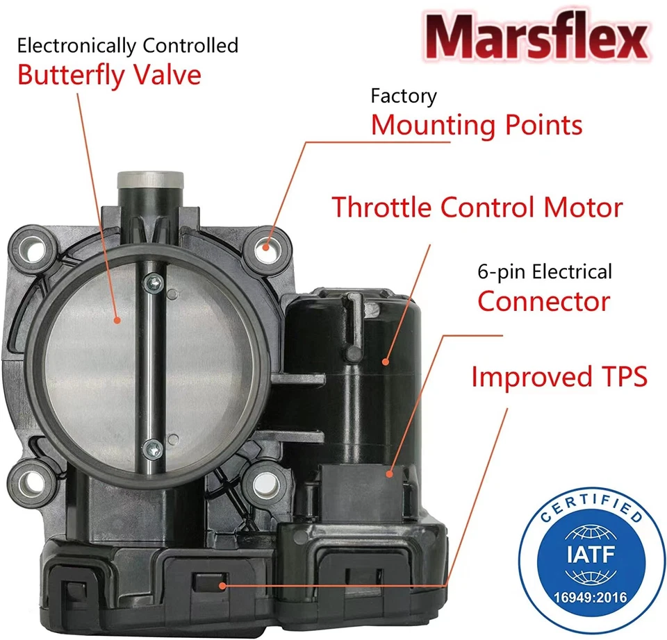 Throttle Body For Jeep Grand Cherokee Dakota Ram 1500 2007-2011 Dodge Nitro 3.7L Foto 2 de 4