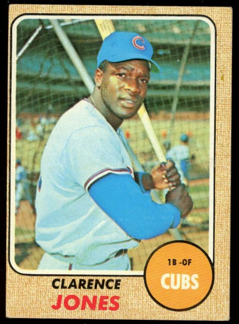 1968 Topps #506 Clarence Jones VG RC Rookie Cubs 71991 | eBay