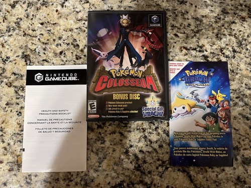 Pokemon Coloseum Bonus Disc Case And Inserts Only!