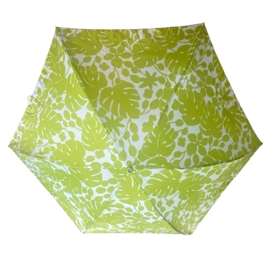 Kate Spade Paraguas Plegable Paraguas Hawaiano Monstera AUTÉNTICO Foto 4 de 4