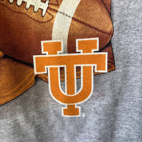 Vintage University Of Tennessee #16 Gold Embroidery Graphic Tee LEE Sport Size L - Picture 4 of 10