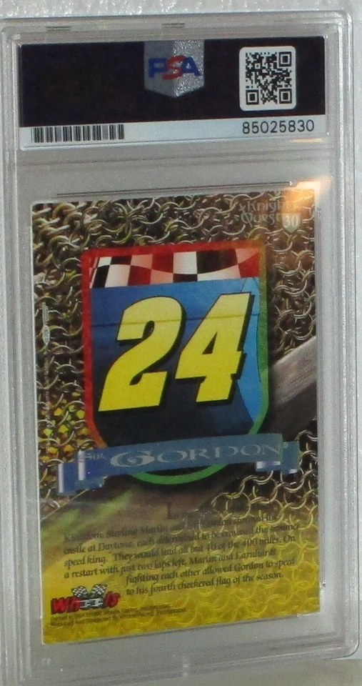 1996 WHEELS JEFF GORDON AUTOGRAPHED CARD #30 PSA/DNA AUTHENTIC AUTO AWESOME - Image 4 of 4
