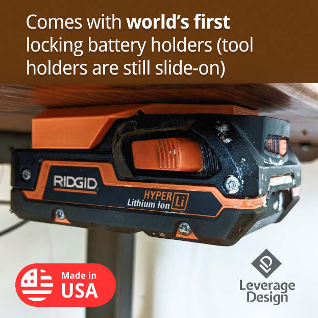 BEST FIT! 10 Pack Makita 18V Tool Mounts / Hangers / Holders - MADE IN USA - Foto 11