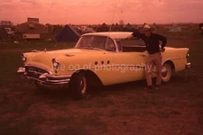 35mm FOUND SLIDE  Vintage CLASSIC CAR GUY Transparency MAN Photo 27 T 80  T