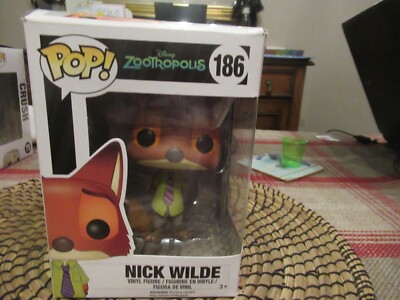 Disney Zootropolis Funko Pop NICK WILDE #186 | eBay UK