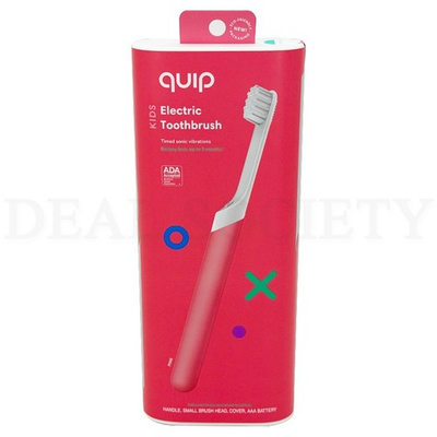 #ad #ad Quip Sonic Toothbrush for Kids Timed Electric Toothbrush Small Head Soft Pink $18.99