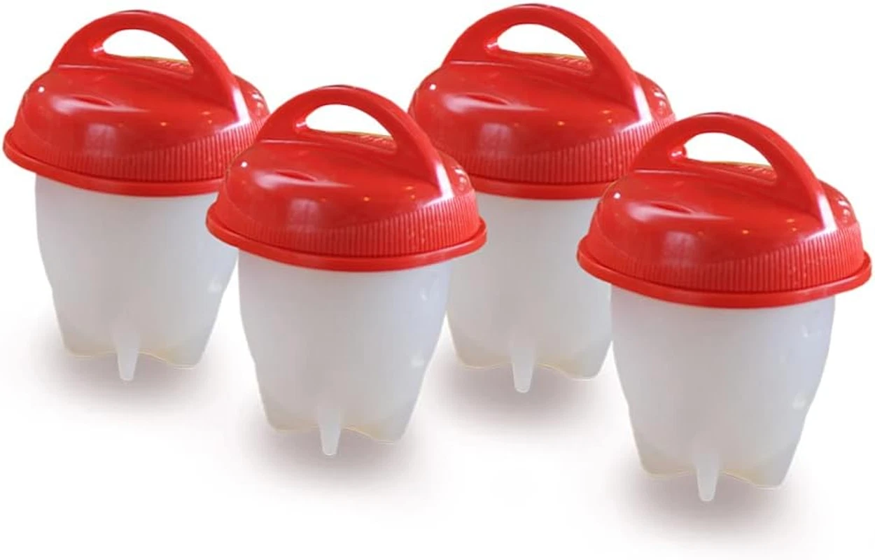 Egg Cooker - Hard Boiled Eggs without the Shell, 4 Egg Cups