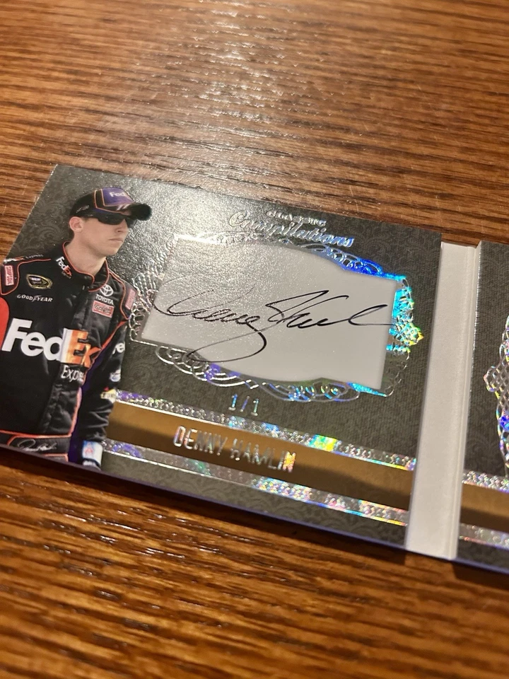 Denny Hamlin 2010 Press Pass Booklet 1/1 Five Star Compilations - Image 2 of 4