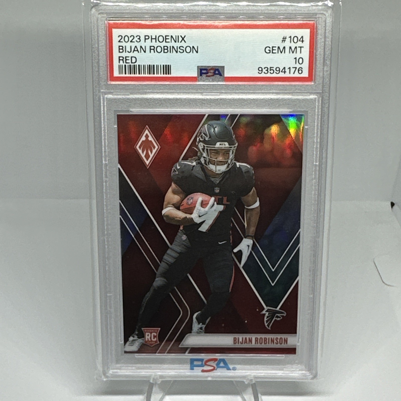 Bijan Robinson Panini Phoenix #104 Red