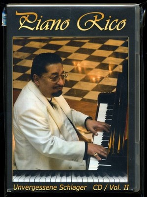 Piano RICO PIANO-Instrumentals UNVERGESSENE SCHLAGER CD in DVD-Box knapp S. GUT 