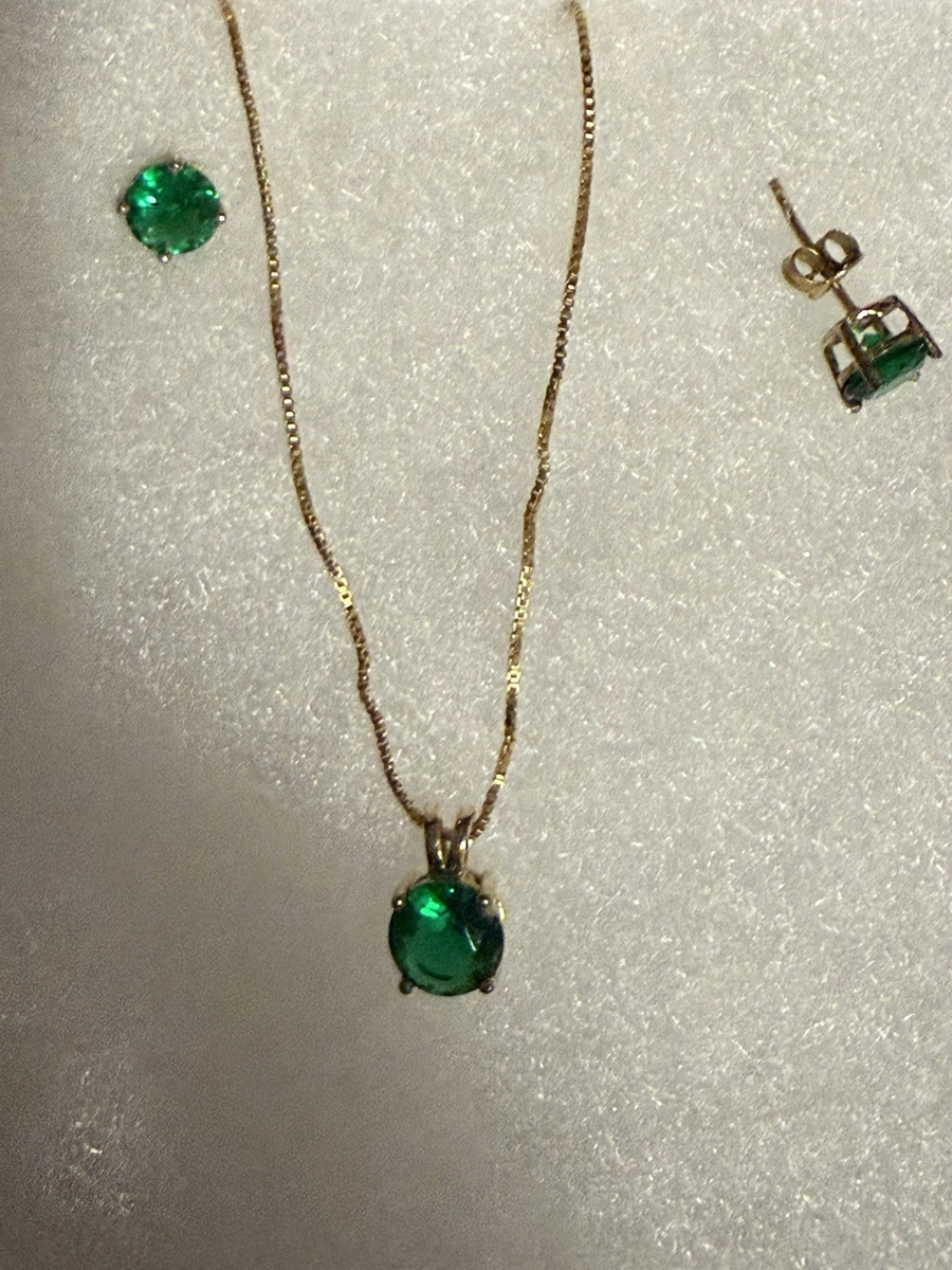 Green Emerald Fashion Jewelry Sets for sale - eBay