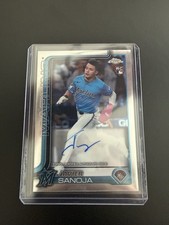 2025 Topps Chrome - Rookie Autographs Javier Sanoja #RA-JSA (AU, RC)