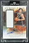 JALEN WILSON 2023-24 PANINI ORIGINS #RJA-WIL ROOKIE JERSEY AUTO RC NETS