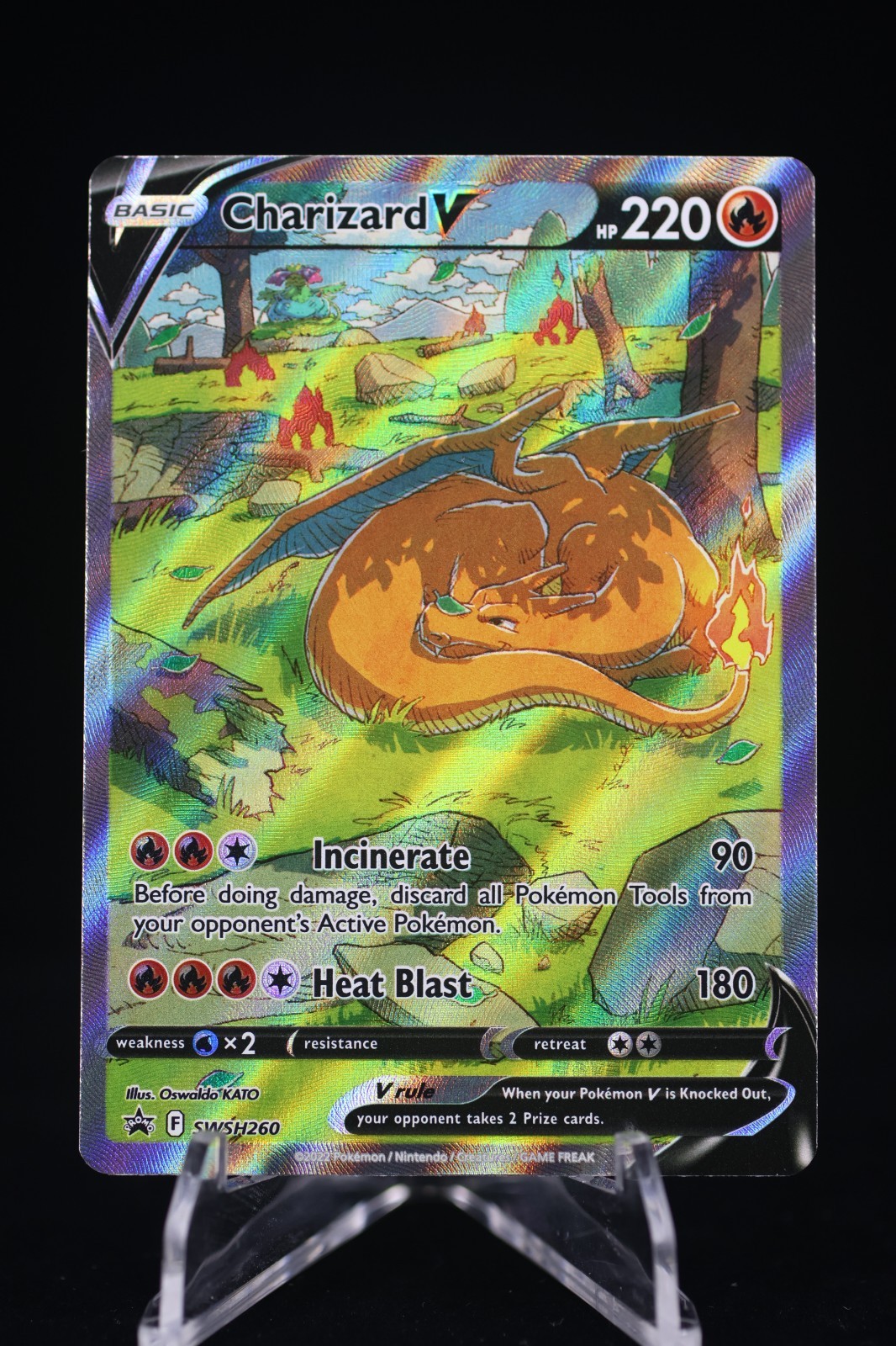 Pokémon TCG Charizard v SWSH260 Sword & Shield Promo