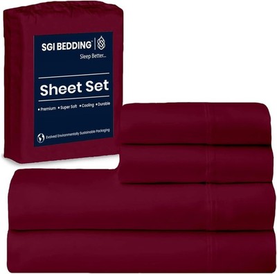 Sgi Bedding Sgi Sheet Set - 100 Egyptian Cotton 16 Luxury Deep