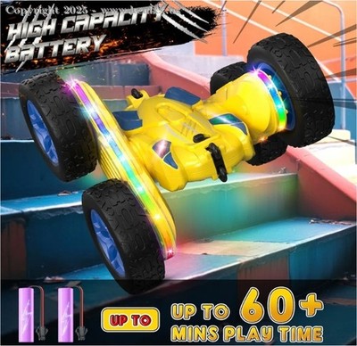 Remote Control Car,Fast RC Cars,2.4Ghz Double Sided 360° Rotating RC Stunt Cars