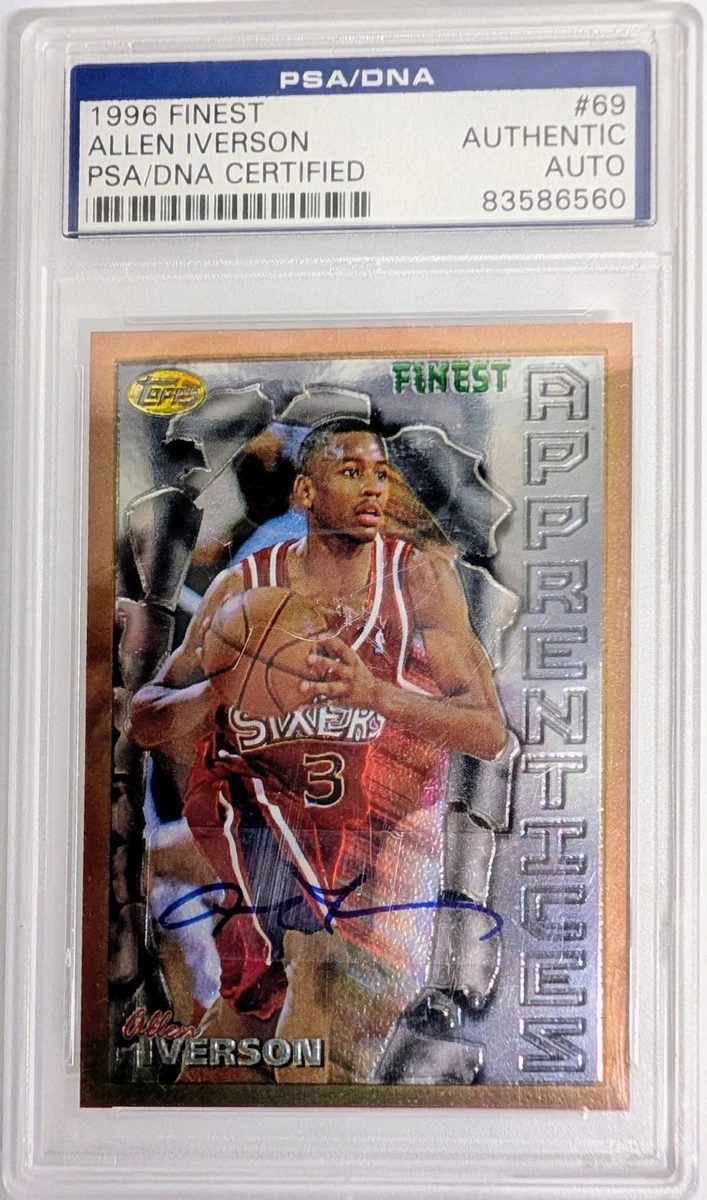 Allen Iverson Professional Sports Authenticator (PSA) Basketball