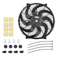 14 Inch Slim Fan Push Pull Electric Radiator Cooling Fan Universal High Perfo...