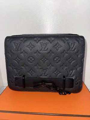 Louis Vuitton Steamer Messenger Black Monogram Crossbody Bag M57307