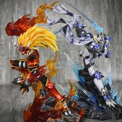 Digimon Figur   Agunimon oder Garurumon   PVC Sammler-Statue 26 cm 