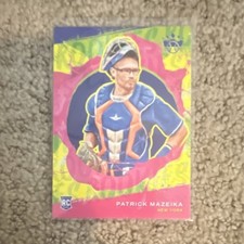 Panini Diamond Kings Rookie Patrick Mazeika #158 New York Mets Baseball Card