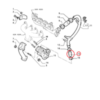 HüLle Flexibel Turbine Fiat Bravo - Marea Original 46451889