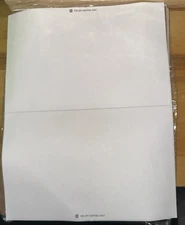 100 CT Shipping Mailing Labels Half Sheet 8.5x5.5 Self Adhesive Laser Inkjet