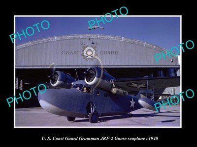Aviation Photo Us Coast Guard Grumman Goose Seaplane c1940 2 Old Historic Photo