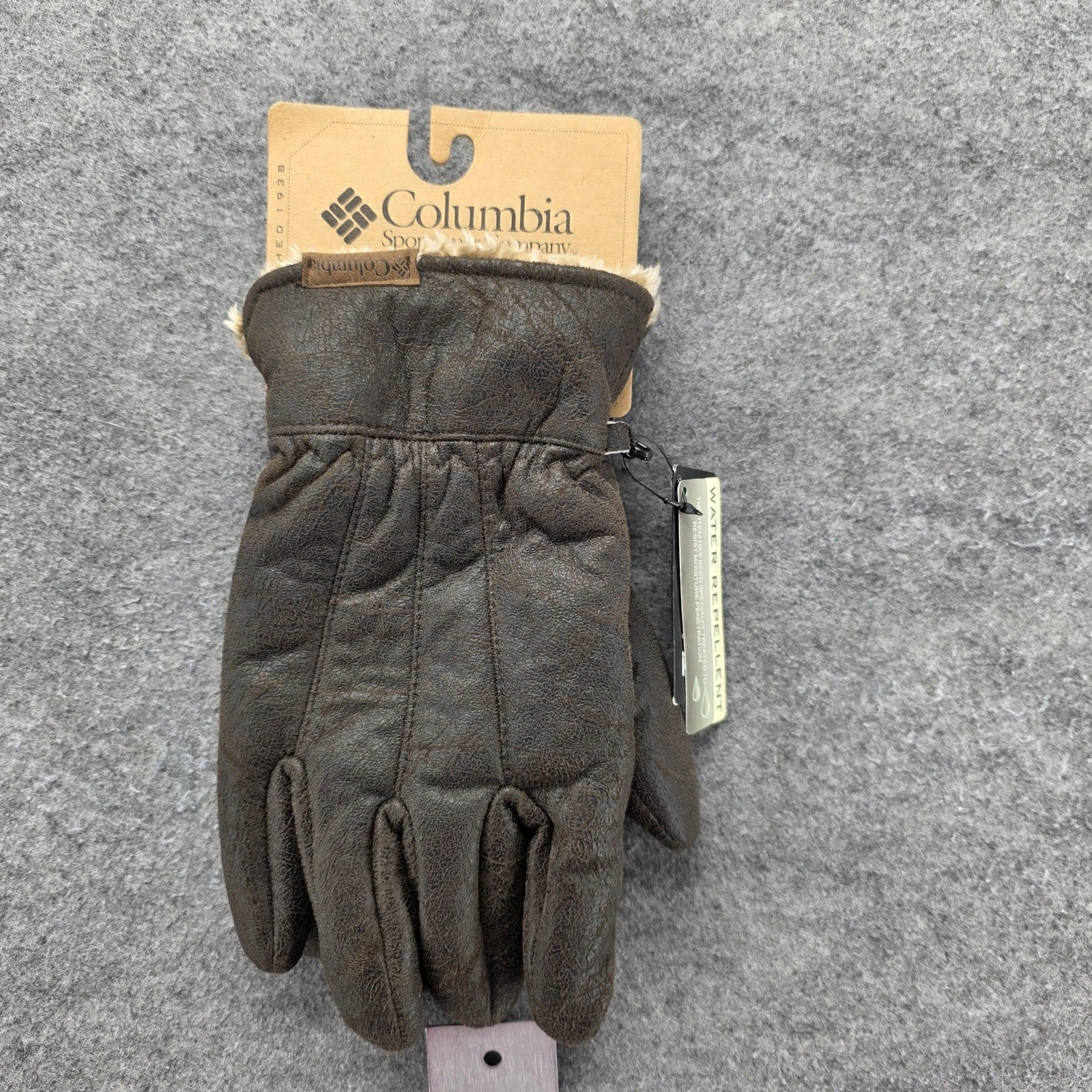 Columbia Gloves Mens XL Brown Shearling Lined Insulated Water Resistant Faux Fur
Opens in a new wind