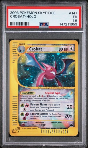 Crobat graded PSA 1.5 for sale on eBay