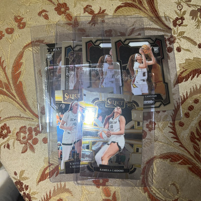 2024 Kamilla Cardoso Basketball Card Lot 6 Mint Sky Prizm Draft Rc