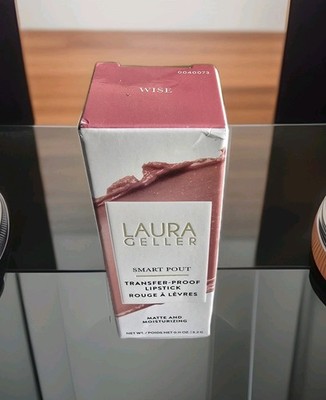 Laura Geller Smart Pout Transfer-Proof Lipstick - Shade: WISE - Matte New In Box